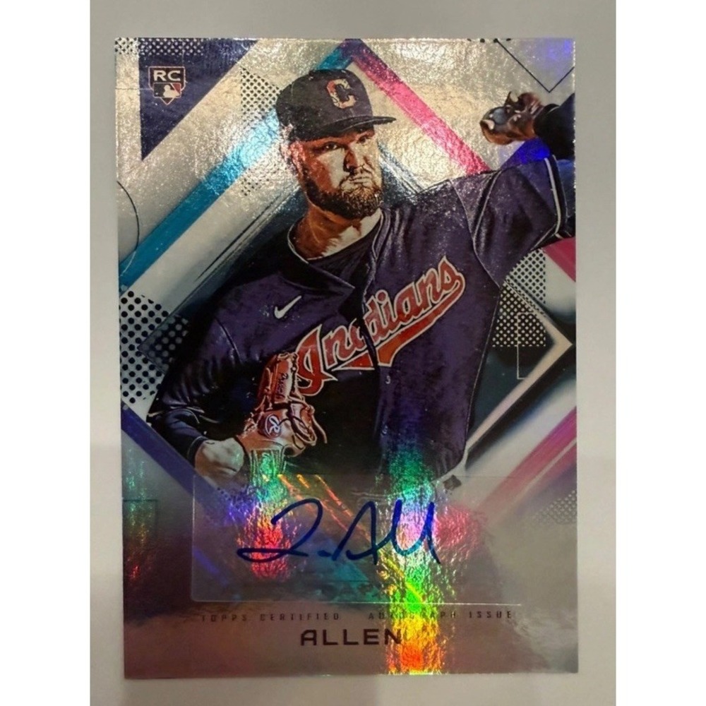 2020 TOPPS‎ FIRE LOGAN ALLEN AUTO AUTOGRAPH RC ROOKIE - Picture 1 of 1